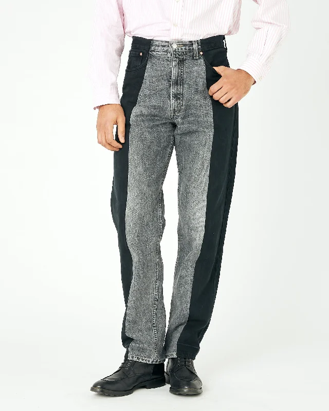 Men's Straight Leg Raw Denim Jeans for a Minimalist and Durable OptionMen's Garçon Jean Black Grey Men's Straight Leg Raw Denim Jeans for a Minimalist and Durable OptionMen's Garçon Jean Black Grey