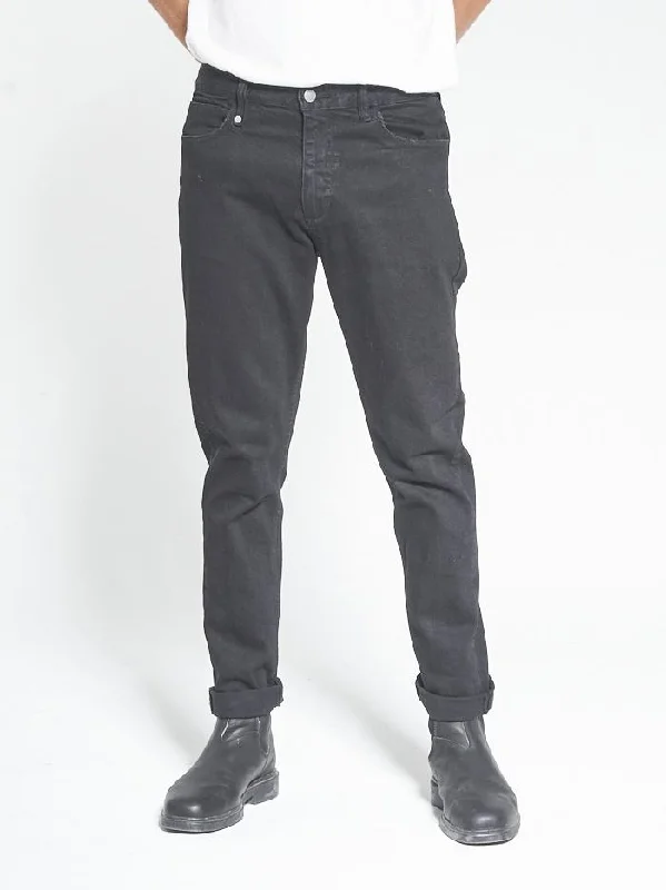 Men's Jeans with a Cargo - Inspired Knee Pocket for Extra StorageBuzzcut Denim Jean - Black Rinse Men's Jeans with a Cargo - Inspired Knee Pocket for Extra StorageBuzzcut Denim Jean - Black Rinse