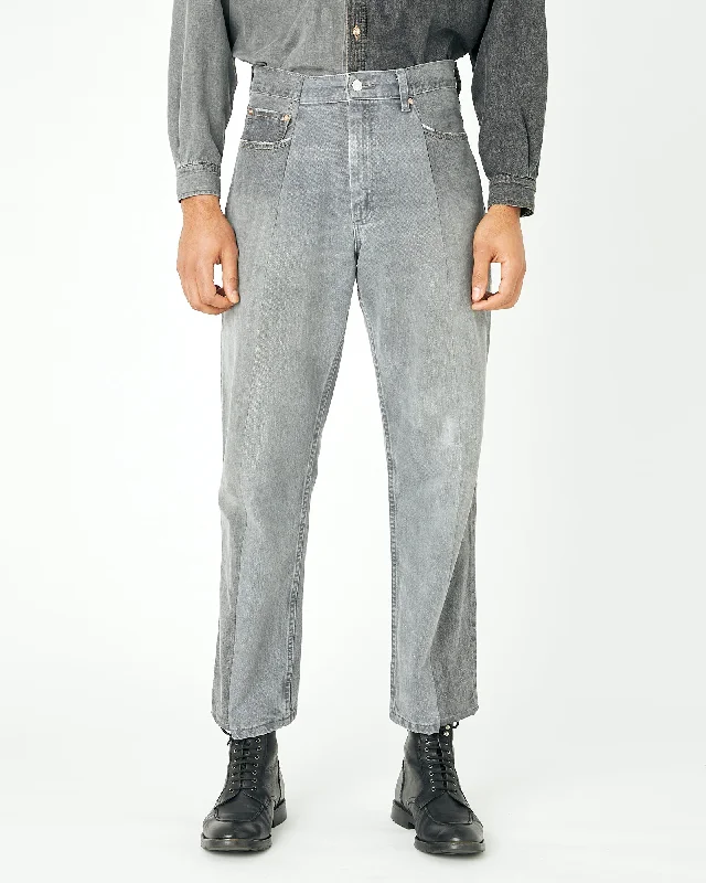 Plus Size Men's Bootcut Jeans with a Belt Loop Upgrade for a Stylish TouchGrey Match Garçon Jean Plus Size Men's Bootcut Jeans with a Belt Loop Upgrade for a Stylish TouchGrey Match Garçon Jean