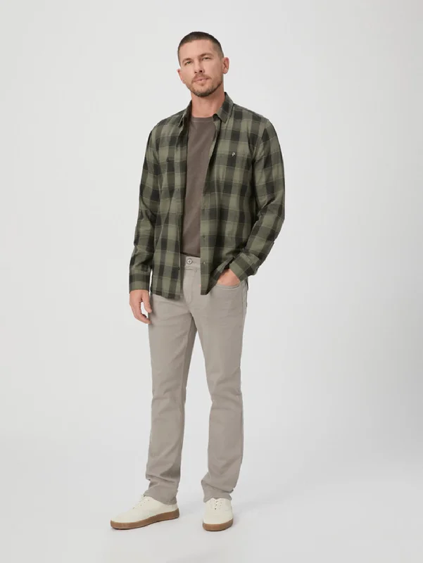 Men's Distressed Jeans with Patches for a Retro and DIY - Inspired AppearanceFederal Slim Straight Jean - Silver Pearl Men's Distressed Jeans with Patches for a Retro and DIY - Inspired AppearanceFederal Slim Straight Jean - Silver Pearl