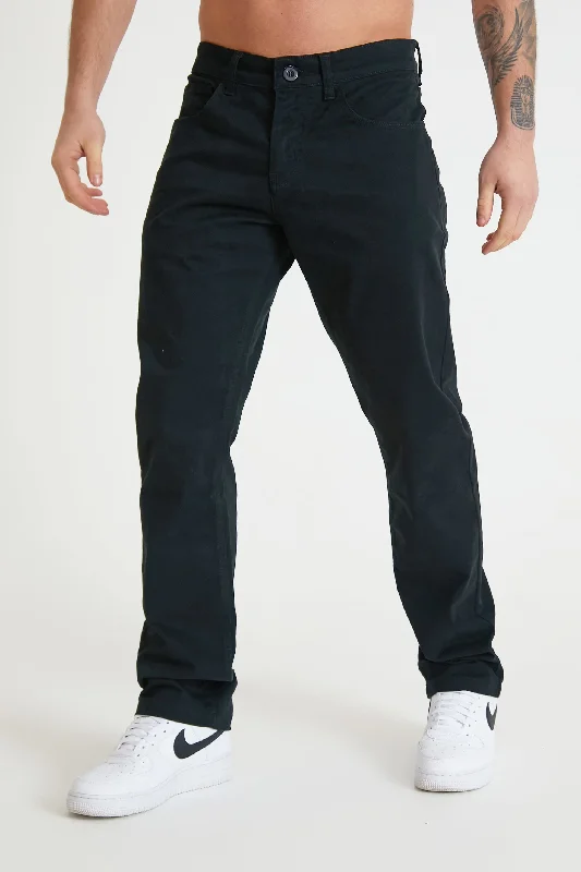 Men's Jeans with a Hidden Coin Pocket for Added ConvenienceHawkins 5 pocket chino pant in premium cotton twill - Black Men's Jeans with a Hidden Coin Pocket for Added ConvenienceHawkins 5 pocket chino pant in premium cotton twill - Black