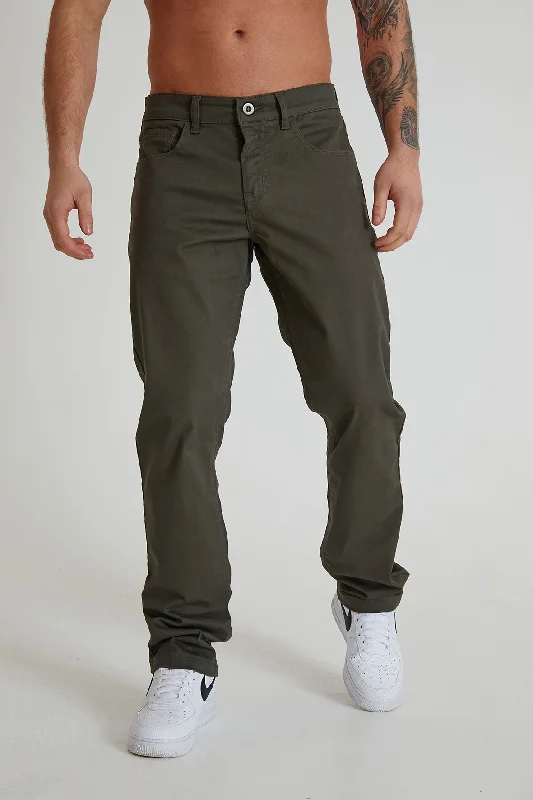 Men's Slim Fit Stretch Jeans in Dark Wash for a Modern and Comfortable LookHawkins 5 pocket chino pant in premium cotton twill - Olive Men's Slim Fit Stretch Jeans in Dark Wash for a Modern and Comfortable LookHawkins 5 pocket chino pant in premium cotton twill - Olive