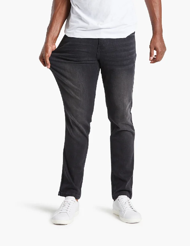 Men's High - Waisted Jeans in a Medium Wash for a Vintage - Style RevivalMags