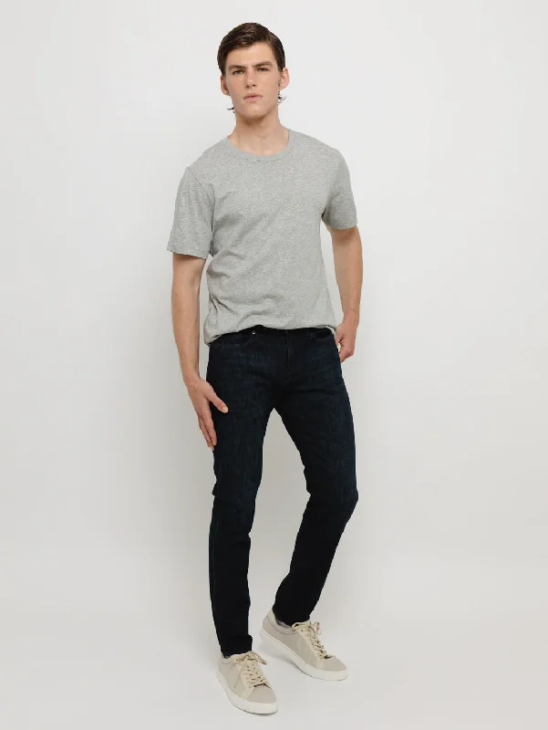 Men's Straight Leg Raw Denim Jeans for a Minimalist and Durable OptionL' Homme Slim Jean - Tudor Men's Straight Leg Raw Denim Jeans for a Minimalist and Durable OptionL' Homme Slim Jean - Tudor