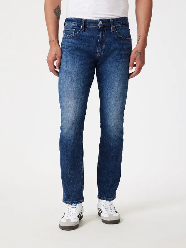 Men's Jeans with a Button - Fly for a Traditional and Classic AestheticMarcus Slim Straight Jean - Mid Brushed Selvedge Men's Jeans with a Button - Fly for a Traditional and Classic AestheticMarcus Slim Straight Jean - Mid Brushed Selvedge