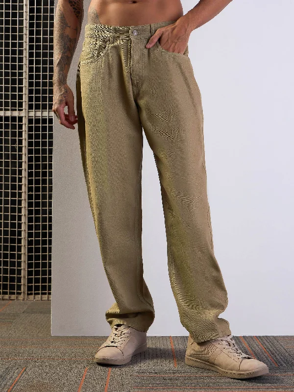 Men's Ripped Skinny Jeans in Acid Wash for an Edgy and Punk - Inspired StyleMen Khaki Basic Relax Fit Jeans Men's Ripped Skinny Jeans in Acid Wash for an Edgy and Punk - Inspired StyleMen Khaki Basic Relax Fit Jeans