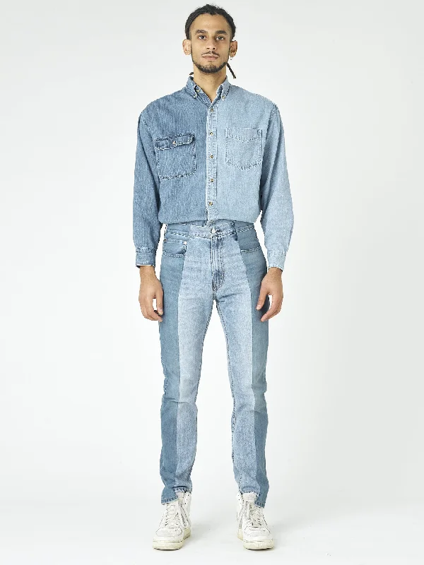 Men's Slim Fit Stretch Jeans in Dark Wash for a Modern and Comfortable LookMen's Straight Leg Jean Mid/Light Blue Men's Slim Fit Stretch Jeans in Dark Wash for a Modern and Comfortable LookMen's Straight Leg Jean Mid/Light Blue