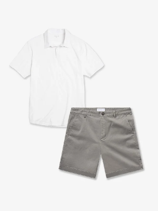 Men's Stretch Jeans with a Moisture - Wicking Lining for Active LifestylesSet 19: 1 pair of Stretch Shorts + 1 Polo Men's Stretch Jeans with a Moisture - Wicking Lining for Active LifestylesSet 19: 1 pair of Stretch Shorts + 1 Polo