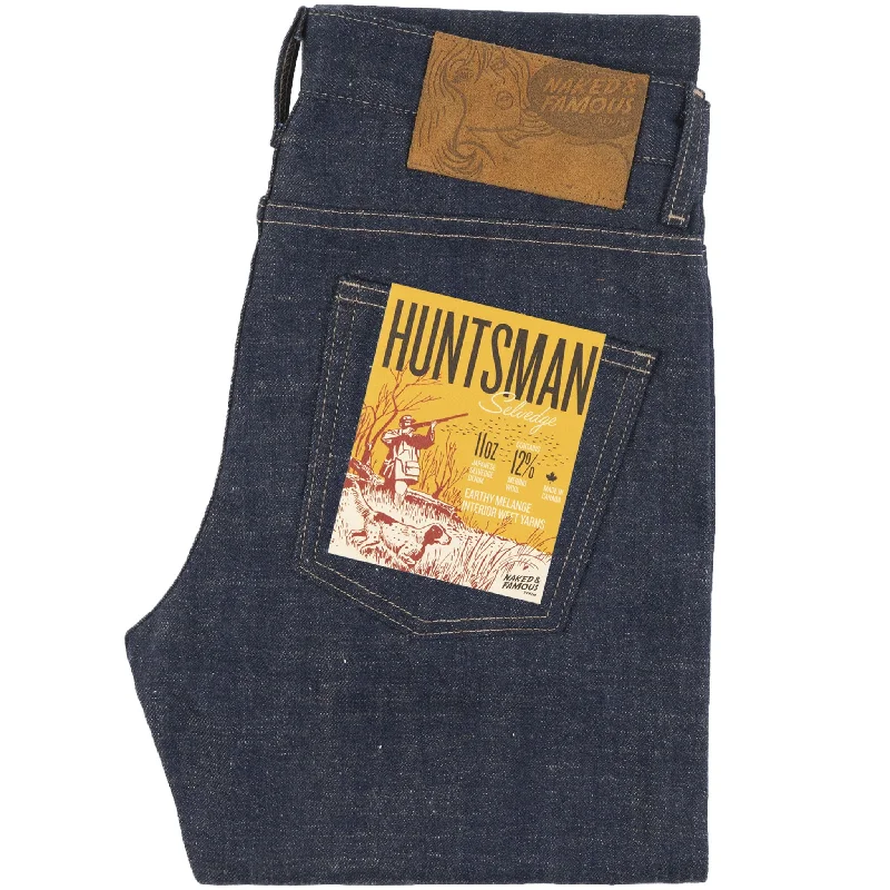Men's Jeans with a Zip - Off Lower Leg for Convertible StyleSuper Guy - Huntsman Selvedge Men's Jeans with a Zip - Off Lower Leg for Convertible StyleSuper Guy - Huntsman Selvedge