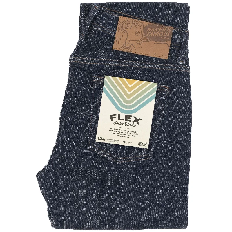 Men's Stretch Jeans with a Moisture - Wicking Lining for Active LifestylesWeird Guy - Flex Stretch Selvedge Men's Stretch Jeans with a Moisture - Wicking Lining for Active LifestylesWeird Guy - Flex Stretch Selvedge