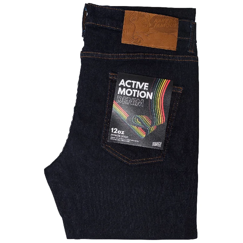 Men's Jeans with a Hidden Coin Pocket for Added ConvenienceSuper Guy - Active Motion Denim Men's Jeans with a Hidden Coin Pocket for Added ConvenienceSuper Guy - Active Motion Denim