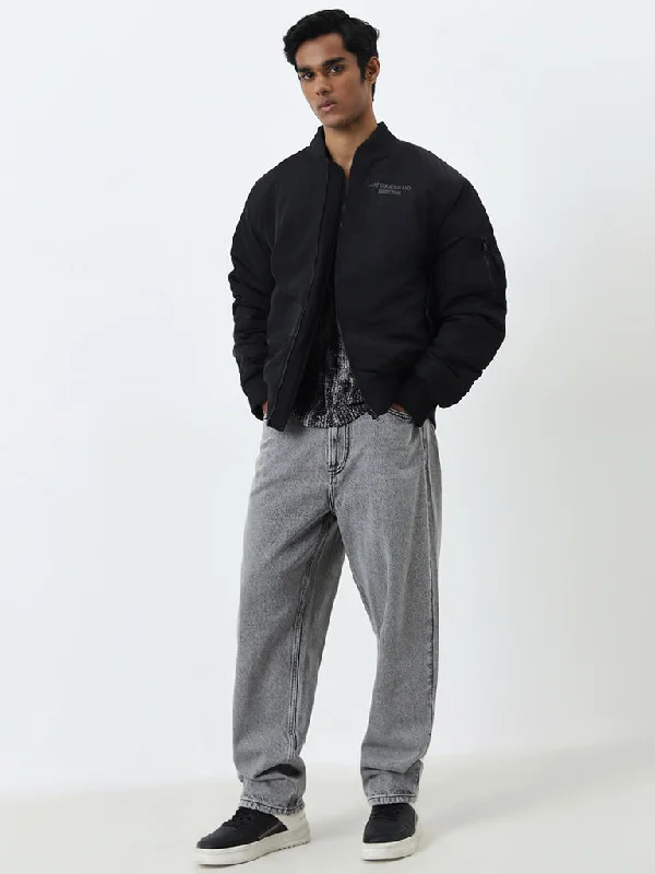 Plus Size Men's Bootcut Jeans with a Relaxed Waist for a Classic and Comfortable FitNuon Grey Relaxed - Fit Mid - Rise Jeans Plus Size Men's Bootcut Jeans with a Relaxed Waist for a Classic and Comfortable FitNuon Grey Relaxed - Fit Mid - Rise Jeans