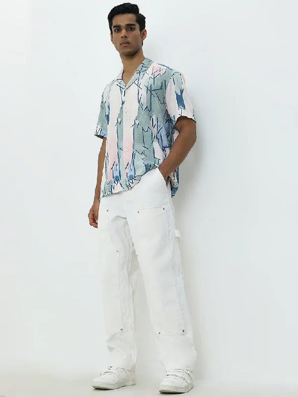 Men's Ripped Skinny Jeans in Acid Wash for an Edgy and Punk - Inspired StyleNuon Off-White Relaxed - Fit Mid - Rise Jeans Men's Ripped Skinny Jeans in Acid Wash for an Edgy and Punk - Inspired StyleNuon Off-White Relaxed - Fit Mid - Rise Jeans