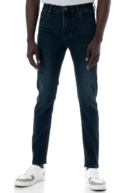Plus Size Men's Relaxed Fit Jeans with a Faded Wash for a Vintage - Inspired LookRf02 Denim Jeans _ 146940 _ Dark Blue Plus Size Men's Relaxed Fit Jeans with a Faded Wash for a Vintage - Inspired LookRf02 Denim Jeans _ 146940 _ Dark Blue