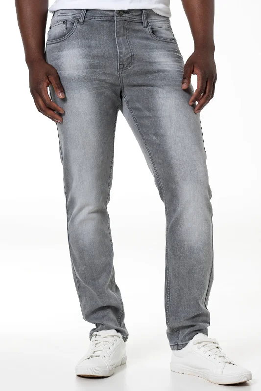 Plus Size Men's Bootcut Jeans with a Belt Loop Upgrade for a Stylish TouchRf02 Skinny Denim Jeans _ 141709 _ Grey Plus Size Men's Bootcut Jeans with a Belt Loop Upgrade for a Stylish TouchRf02 Skinny Denim Jeans _ 141709 _ Grey