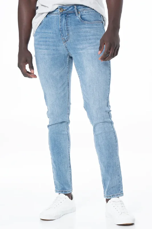 Men's Jeans with a Button - Fly for a Traditional and Classic AestheticRf02 Skinny Jeans _ 131320 _ Light Wash Men's Jeans with a Button - Fly for a Traditional and Classic AestheticRf02 Skinny Jeans _ 131320 _ Light Wash
