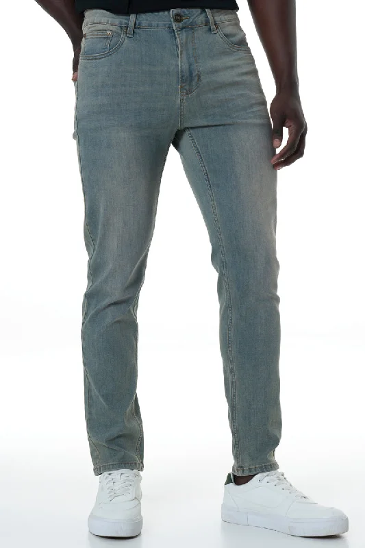 Men's Cargo Jeans with Multiple Pockets for a Practical and Outdoor - Friendly LookRf02 Skinny Jeans _ 152040 _ Blue Men's Cargo Jeans with Multiple Pockets for a Practical and Outdoor - Friendly LookRf02 Skinny Jeans _ 152040 _ Blue