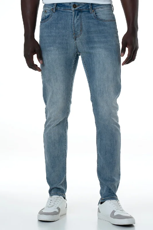 Men's Straight Leg Raw Denim Jeans for a Minimalist and Durable OptionRf02 Skinny Jeans _ 152040 _ Mid Wash Men's Straight Leg Raw Denim Jeans for a Minimalist and Durable OptionRf02 Skinny Jeans _ 152040 _ Mid Wash
