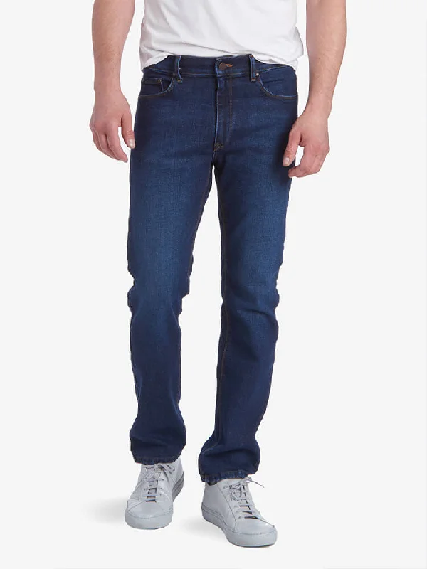 Men's High - Waisted Jeans in a Medium Wash for a Vintage - Style RevivalSlim Grand Jeans Men's High - Waisted Jeans in a Medium Wash for a Vintage - Style RevivalSlim Grand Jeans
