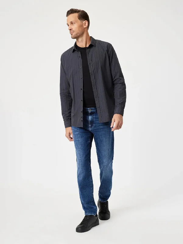 Men's Cargo Jeans with Multiple Pockets for a Practical and Outdoor - Friendly LookSteve Athletic Jean - Mid Blue Supermove Men's Cargo Jeans with Multiple Pockets for a Practical and Outdoor - Friendly LookSteve Athletic Jean - Mid Blue Supermove