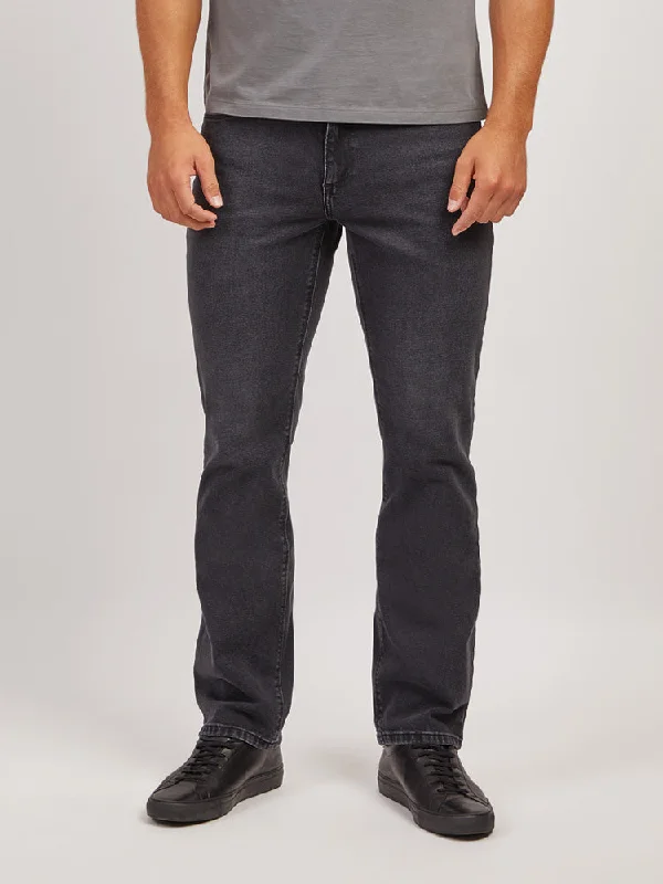 Men's Distressed Jeans with Patches for a Retro and DIY - Inspired AppearanceStraight Allen Jeans Men's Distressed Jeans with Patches for a Retro and DIY - Inspired AppearanceStraight Allen Jeans