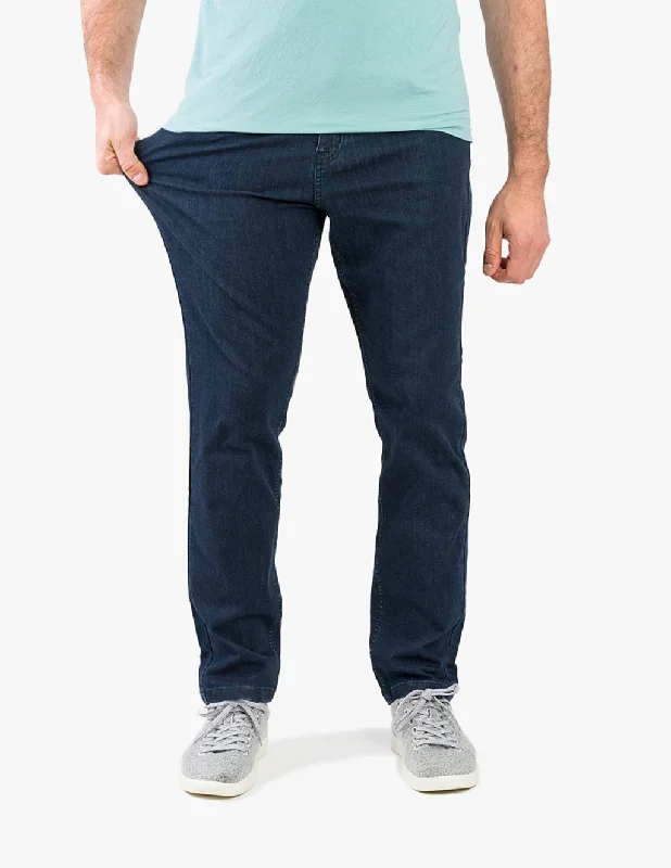 Men's Jeans with a Cargo - Inspired Knee Pocket for Extra StorageStudio Blues Casual Men's Jeans with a Cargo - Inspired Knee Pocket for Extra StorageStudio Blues Casual