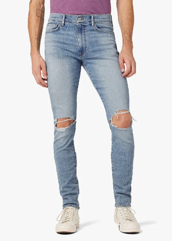Men's Colored Jeans in Burgundy for a Bold and Fashion - Forward LookTHE DEAN