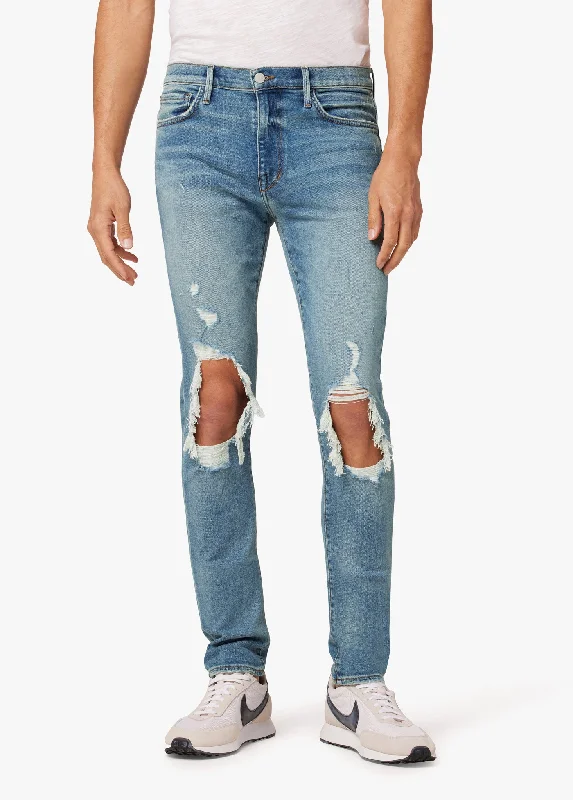 Men's Ripped Skinny Jeans in Acid Wash for an Edgy and Punk - Inspired StyleTHE LEGEND Men's Ripped Skinny Jeans in Acid Wash for an Edgy and Punk - Inspired StyleTHE LEGEND
