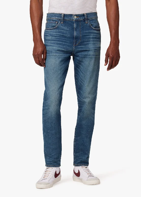Men's Slim Fit Stretch Jeans in Dark Wash for a Modern and Comfortable LookTHE RHYS