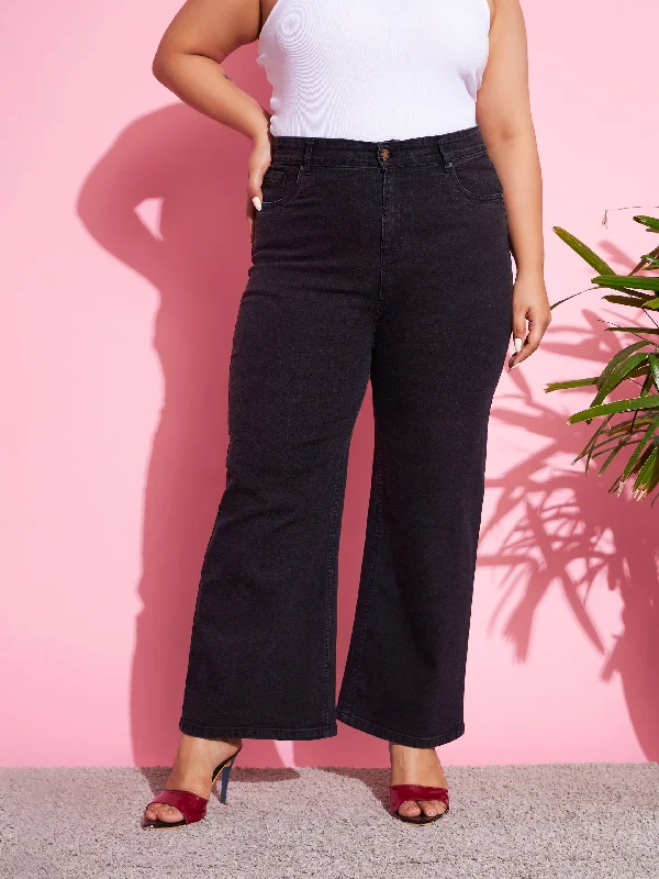 Men's Colored Jeans in Burgundy for a Bold and Fashion - Forward LookWomen Black Acid Wash Denim Bell Bottom Jeans Men's Colored Jeans in Burgundy for a Bold and Fashion - Forward LookWomen Black Acid Wash Denim Bell Bottom Jeans