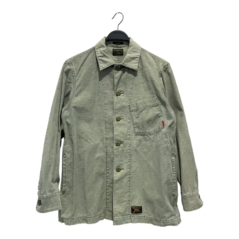 Embroidered men jackets with intricate floral designs for a unique aestheticw)taps/Military Jkt/Khaki/ Embroidered men jackets with intricate floral designs for a unique aestheticw)taps/Military Jkt/Khaki/