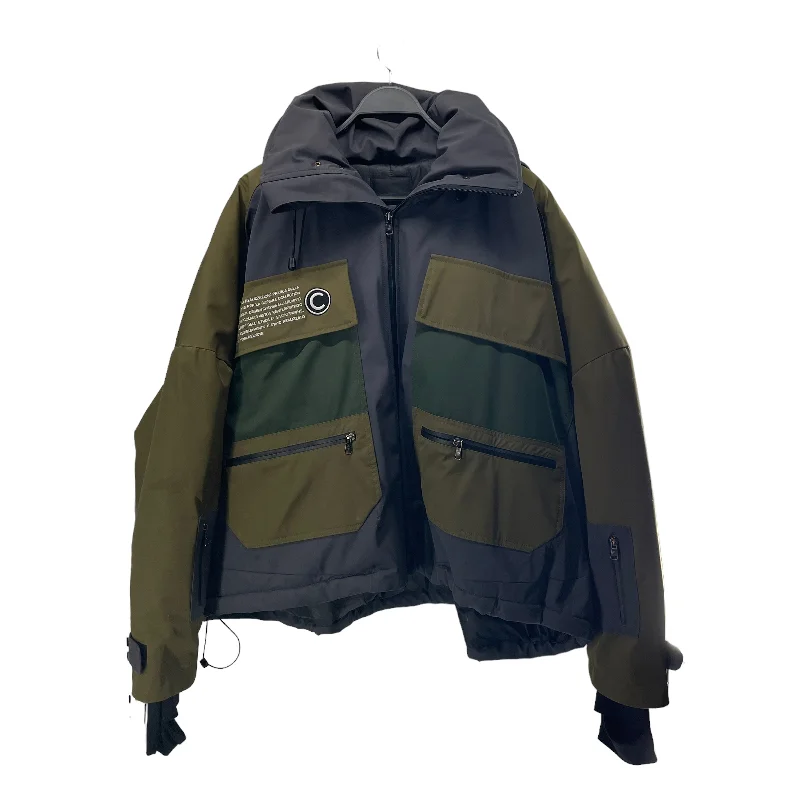 Waterproof men jackets with taped seams for heavy rain protectionSHAYNE OLIVER/COLMAR ORIGINALS/Puffer Jkt/S/M/Polyester/GRN/CROPPED PARKA Waterproof men jackets with taped seams for heavy rain protectionSHAYNE OLIVER/COLMAR ORIGINALS/Puffer Jkt/S/M/Polyester/GRN/CROPPED PARKA