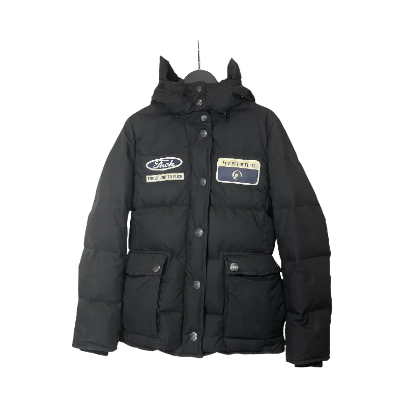 Performance - driven men jackets with breathable fabric for sportsHYSTERIC GLAMOUR/Puffer Jkt/BLK/ Performance - driven men jackets with breathable fabric for sportsHYSTERIC GLAMOUR/Puffer Jkt/BLK/