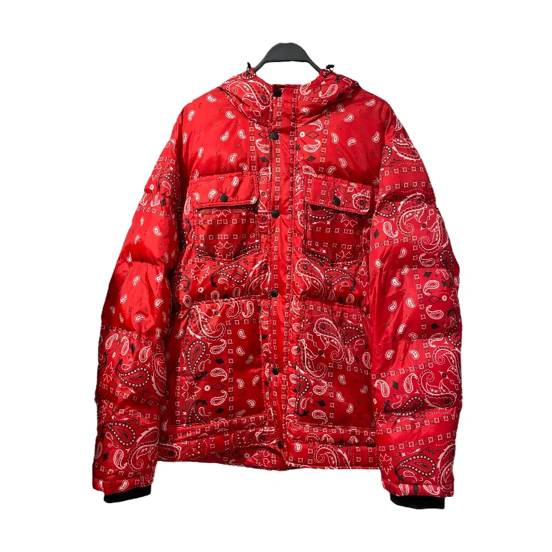 Men jackets with a media - friendly pocket for easy access to gadgetsLevi's/Puffer Jkt/XXL/Polyester/RED/Paisley/ Men jackets with a media - friendly pocket for easy access to gadgetsLevi's/Puffer Jkt/XXL/Polyester/RED/Paisley/