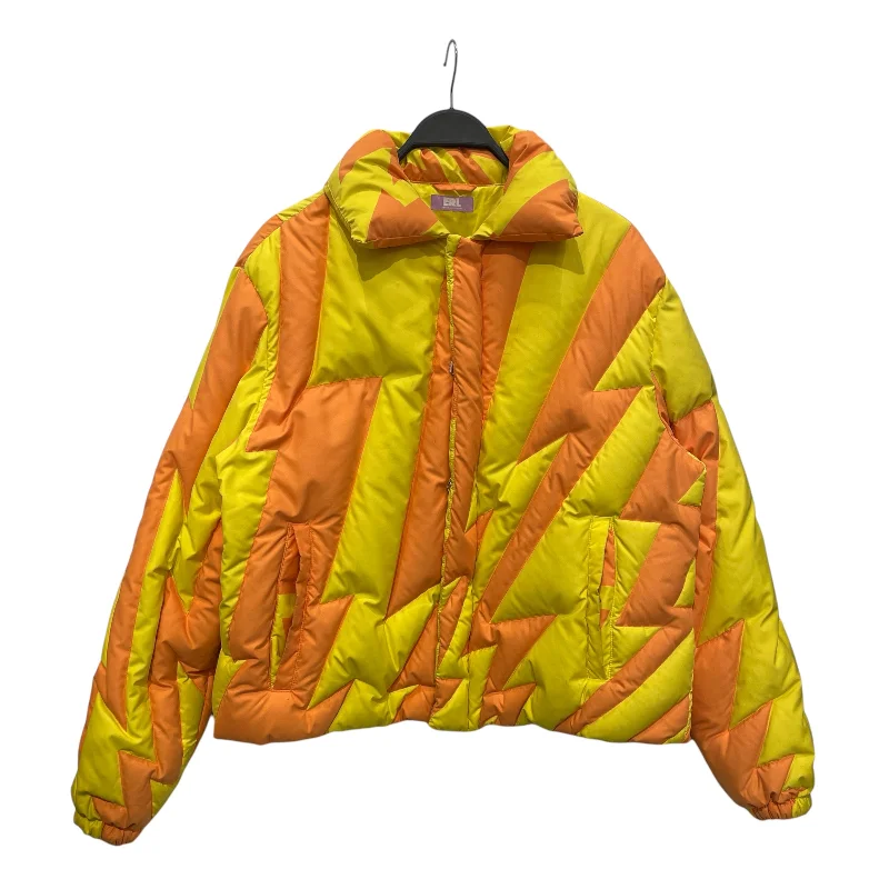 Corduroy men jackets in earthy tones for a rustic charmERL/Puffer Jkt/L/Polyester/YEL/All Over Print/YELLOW LIGHTNING Corduroy men jackets in earthy tones for a rustic charmERL/Puffer Jkt/L/Polyester/YEL/All Over Print/YELLOW LIGHTNING