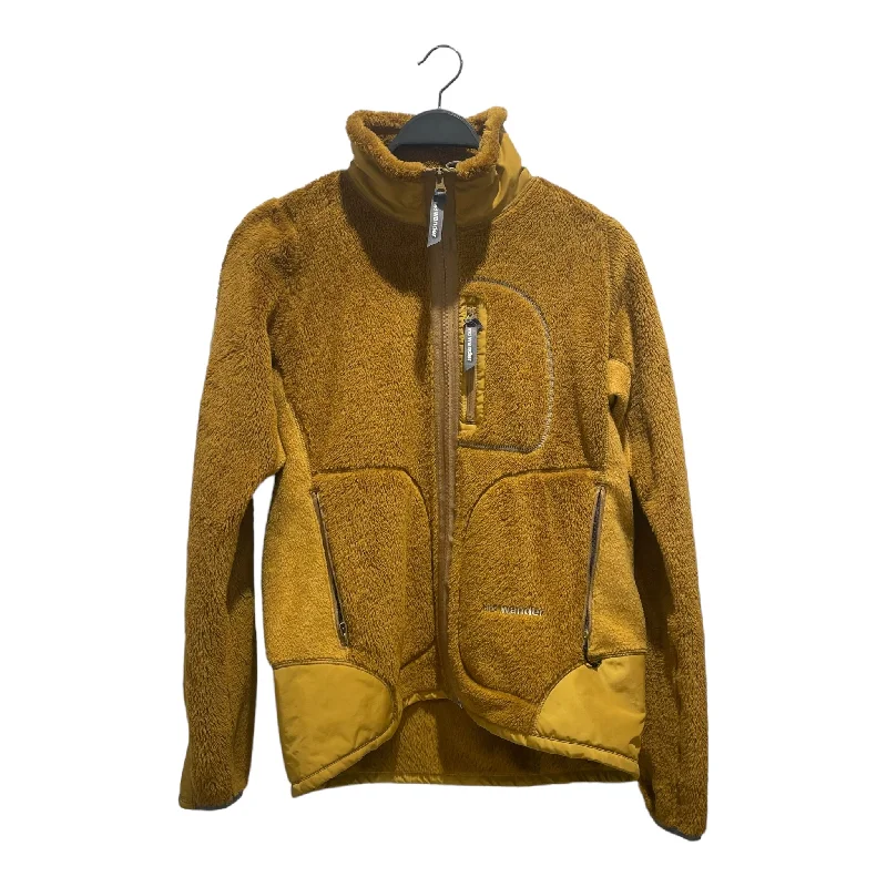 Men jackets with a hidden interior pocket for secure storageand wander/Fleece Jkt/2/Polyester/YEL/ Men jackets with a hidden interior pocket for secure storageand wander/Fleece Jkt/2/Polyester/YEL/