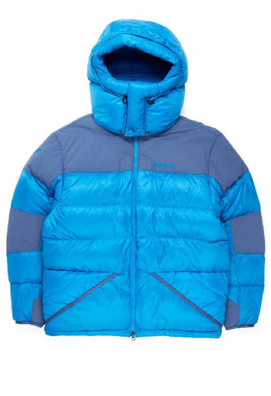 Lightweight men jackets made from recycled nylon for eco - friendly travelMarmot Better Plasma Parka - Better Blue / Blue Indigo Lightweight men jackets made from recycled nylon for eco - friendly travelMarmot Better Plasma Parka - Better Blue / Blue Indigo