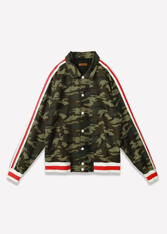 Plus - size men jackets with adjustable drawstrings for a comfortable fitBlank State Men's Track Jacket in Camo Plus - size men jackets with adjustable drawstrings for a comfortable fitBlank State Men's Track Jacket in Camo