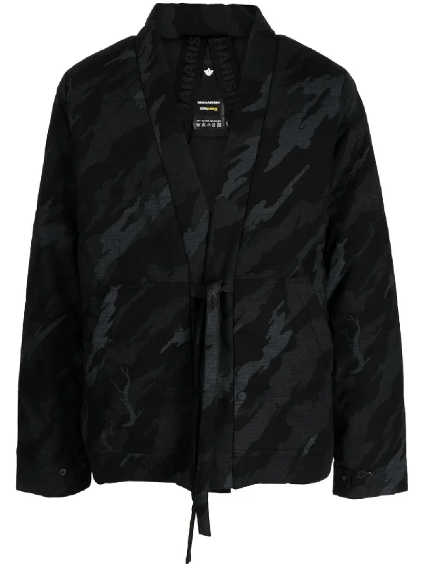 Down - filled men jackets in bright colors for winter fashionBonsai Forest-Print Padded Jacket Down - filled men jackets in bright colors for winter fashionBonsai Forest-Print Padded Jacket