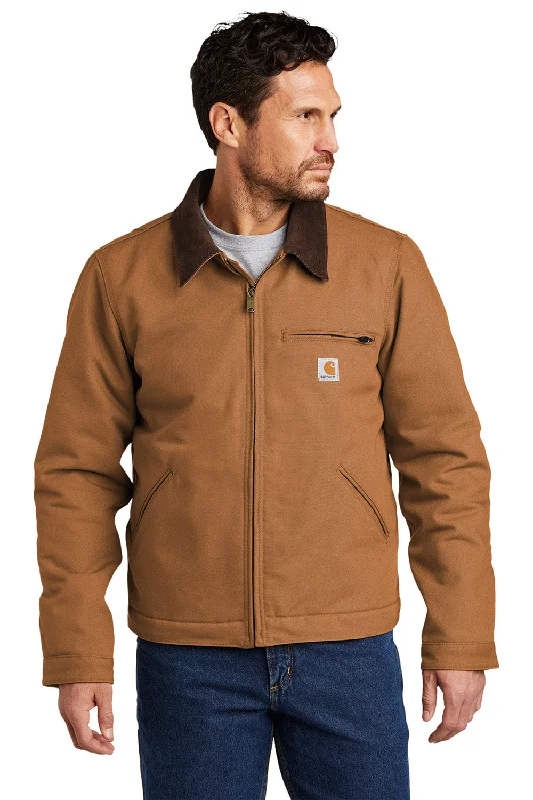 Tailored men jackets to pair with formal trousers for business meetingsCarhartt Mens Detroit Duck Wind & Water Resistant Full Zip Jacket - Carhartt Brown Tailored men jackets to pair with formal trousers for business meetingsCarhartt Mens Detroit Duck Wind & Water Resistant Full Zip Jacket - Carhartt Brown