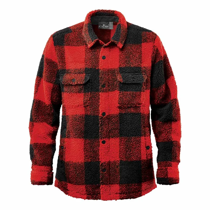 Bomber men jackets with ribbed cuffs for a classic 80s styleCaribou Fleece Jacket - FGX-1