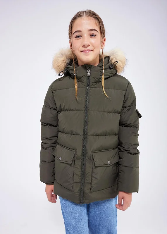Plus - size men jackets with adjustable drawstrings for a comfortable fitDoudoune Authentic Smooth Deep khaki Plus - size men jackets with adjustable drawstrings for a comfortable fitDoudoune Authentic Smooth Deep khaki
