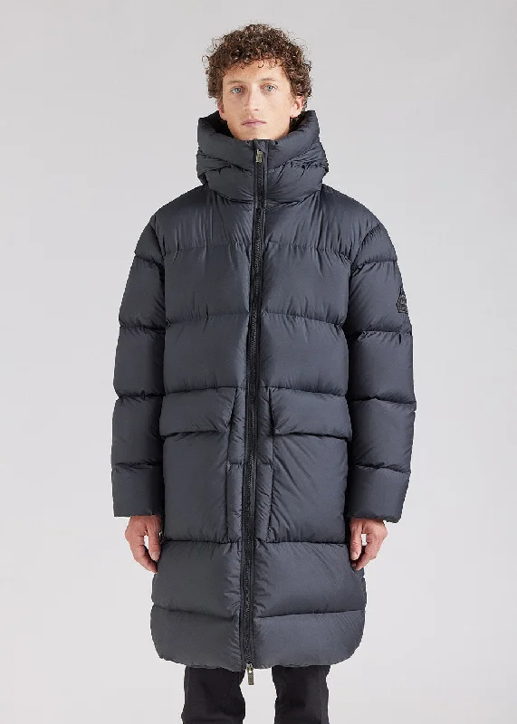 Fleece - lined men jackets for cold - weather commutingDoudoune longue pyrenex Irek noire made in Saint-Sever Fleece - lined men jackets for cold - weather commutingDoudoune longue pyrenex Irek noire made in Saint-Sever