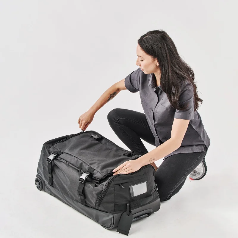 Men jackets with a built - in hood that can be stowed away when not in useEquinox Wheeled Duffel - CTXW-1 Men jackets with a built - in hood that can be stowed away when not in useEquinox Wheeled Duffel - CTXW-1