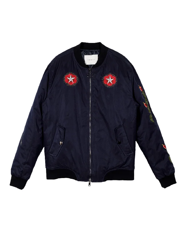 Tailored men jackets to pair with formal trousers for business meetingsKonus Men's Bomber Jacket With Embroidery Tailored men jackets to pair with formal trousers for business meetingsKonus Men's Bomber Jacket With Embroidery