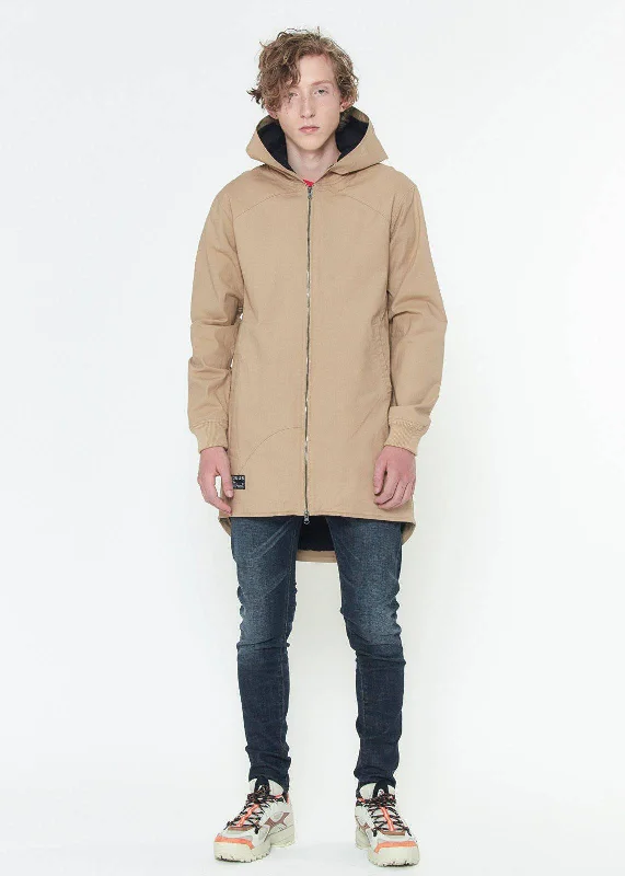 Corduroy men jackets in earthy tones for a rustic charmKonus Men's Hooded Canvas Zip up Jacket in Camel Corduroy men jackets in earthy tones for a rustic charmKonus Men's Hooded Canvas Zip up Jacket in Camel