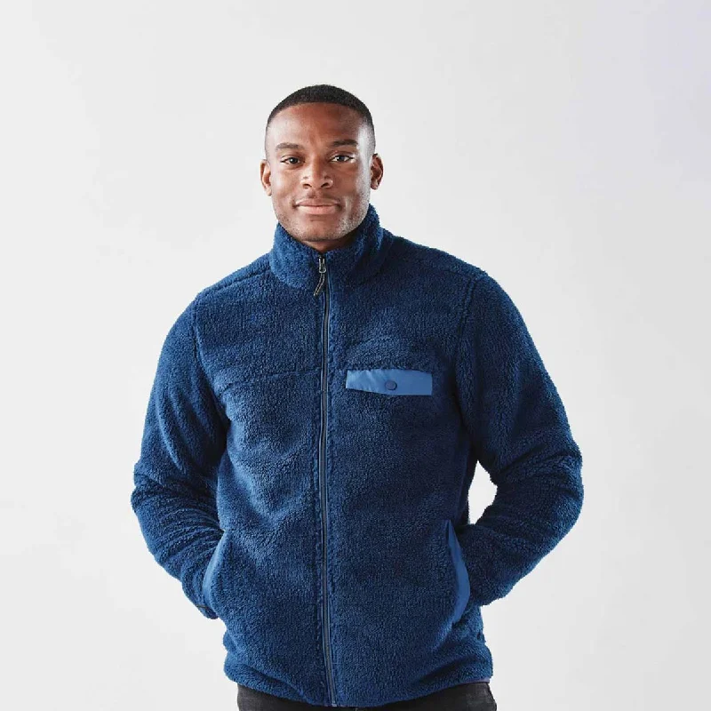 Men jackets with a built - in hood that can be stowed away when not in useMen's Bergen Sherpa Fleece Jacket - DLX-1 Men jackets with a built - in hood that can be stowed away when not in useMen's Bergen Sherpa Fleece Jacket - DLX-1