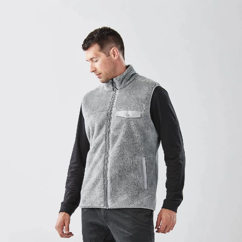 Stretch - fabric men jackets for unrestricted movement during workoutsMen's Bergen Sherpa Fleece Vest - DLV-1 Stretch - fabric men jackets for unrestricted movement during workoutsMen's Bergen Sherpa Fleece Vest - DLV-1