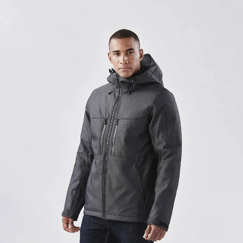 Hooded men jackets with a detachable faux - fur trim for added warmthMen's Epsilon System Jacket - HR-2 Hooded men jackets with a detachable faux - fur trim for added warmthMen's Epsilon System Jacket - HR-2