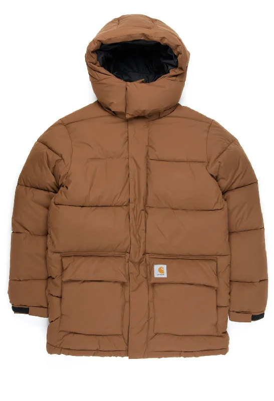 Bomber men jackets with ribbed cuffs for a classic 80s styleCarhartt WIP Men's Milter Jacket - Tamarind